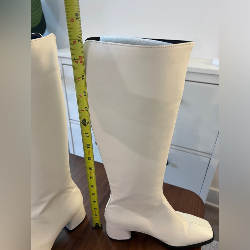 Ivory Color Long boots - Picture 6 of 6